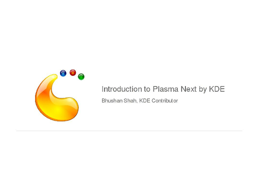 Introduction to Plasma Next by KDE