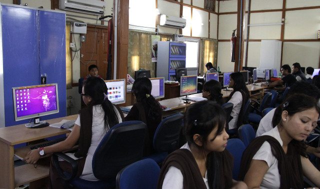 Students in Gauhati University