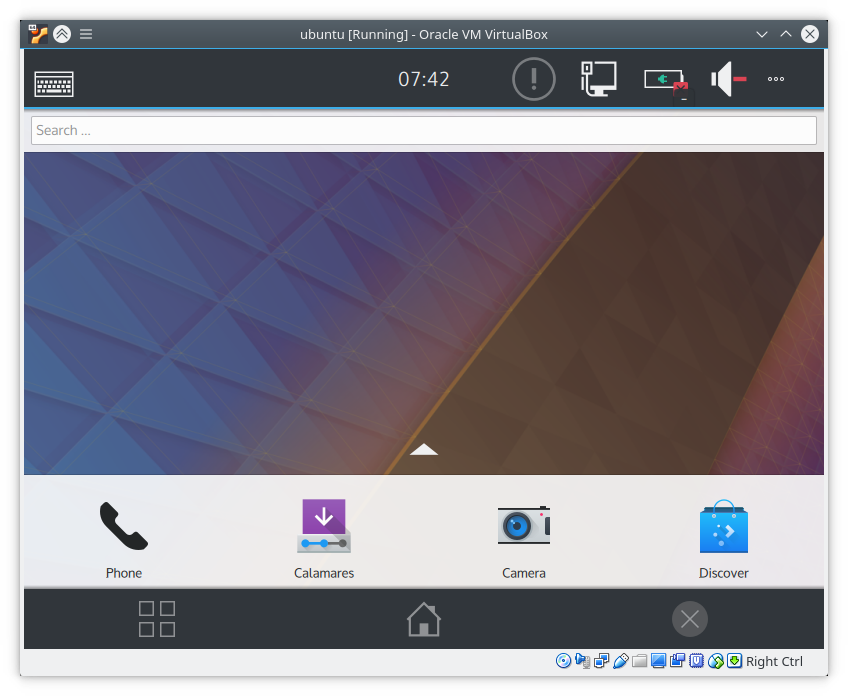 Plasma Mobile on VirtualBox