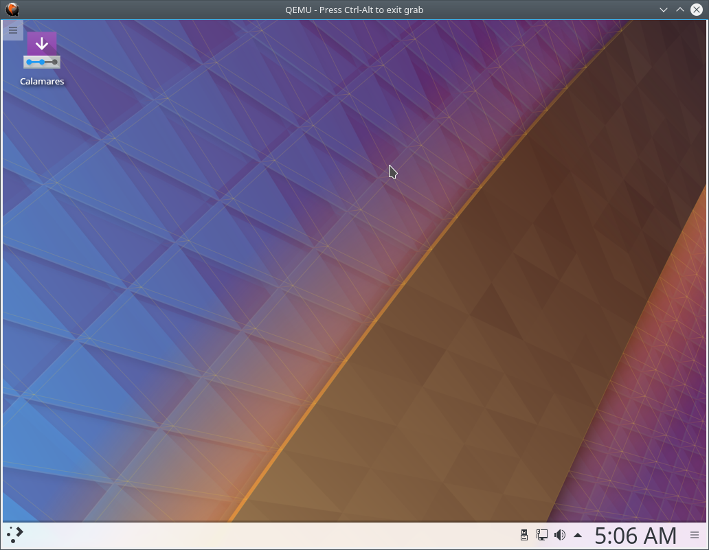 KDE Neon startup